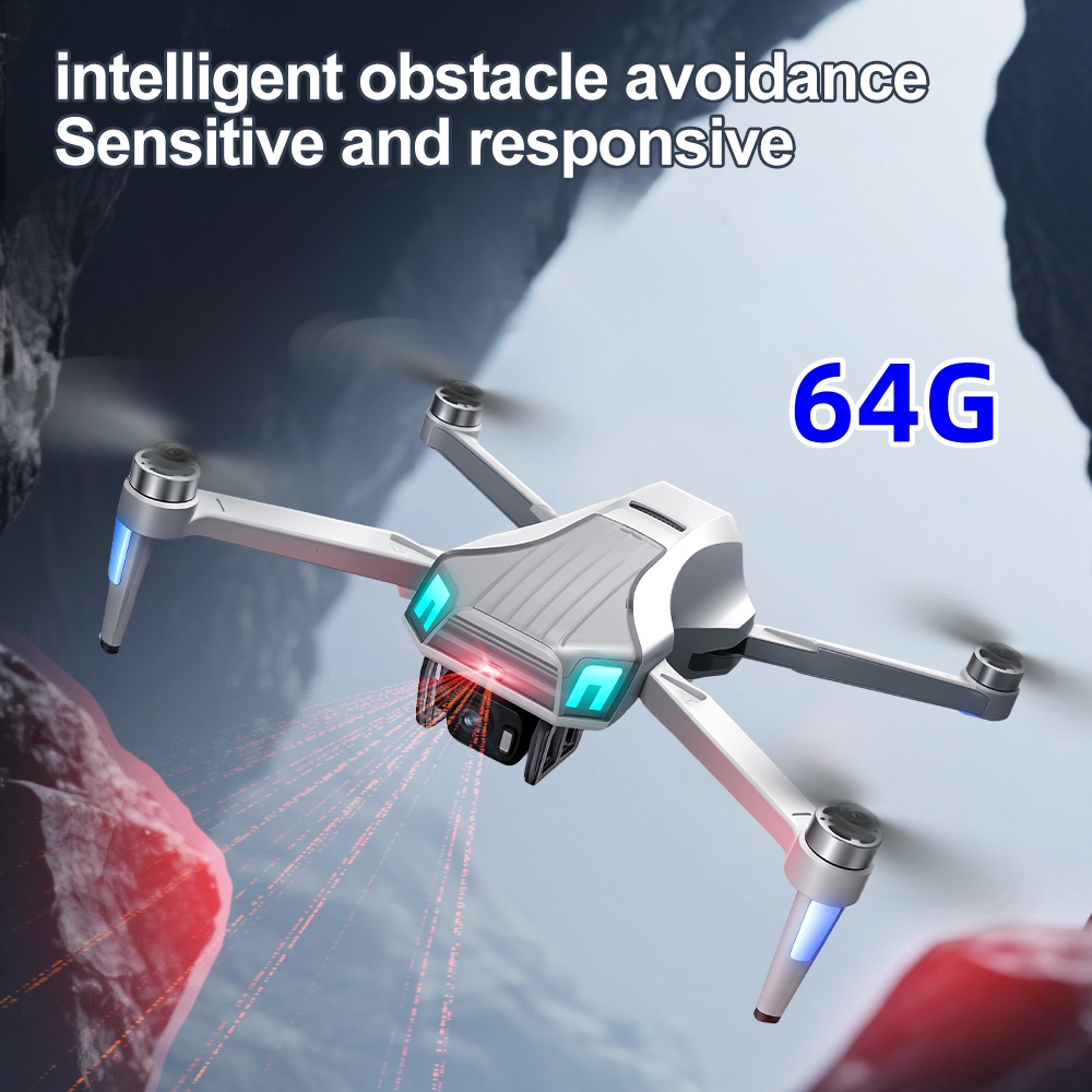 Drone Gimbal 3 Axis - NCZOBOE U55 GPS Drone with Screen