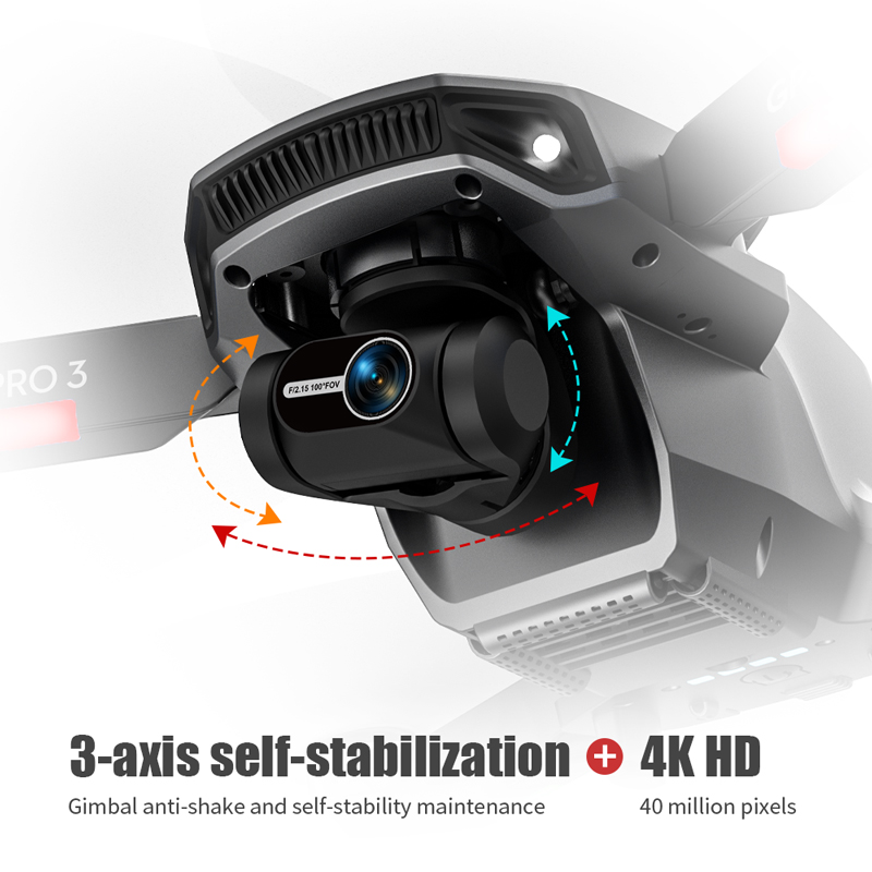L106 Pro 3 Drone 5G WIFI FPV F - Drone Gimbal Brushless review and price