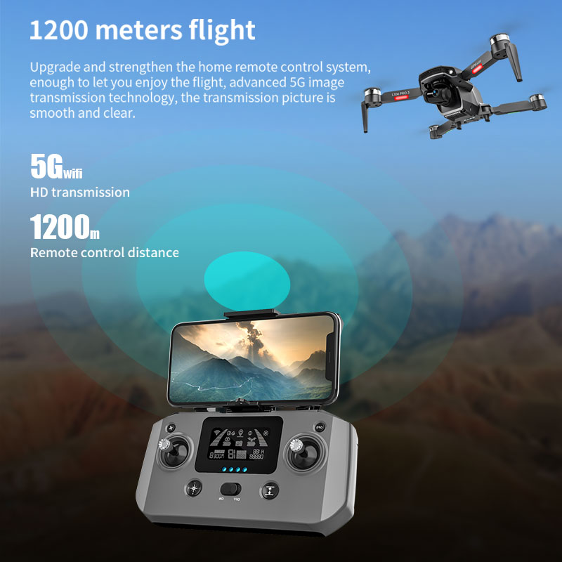 L106 Pro 3 Drone 5G WIFI FPV F - Drone Gimbal Brushless review and price